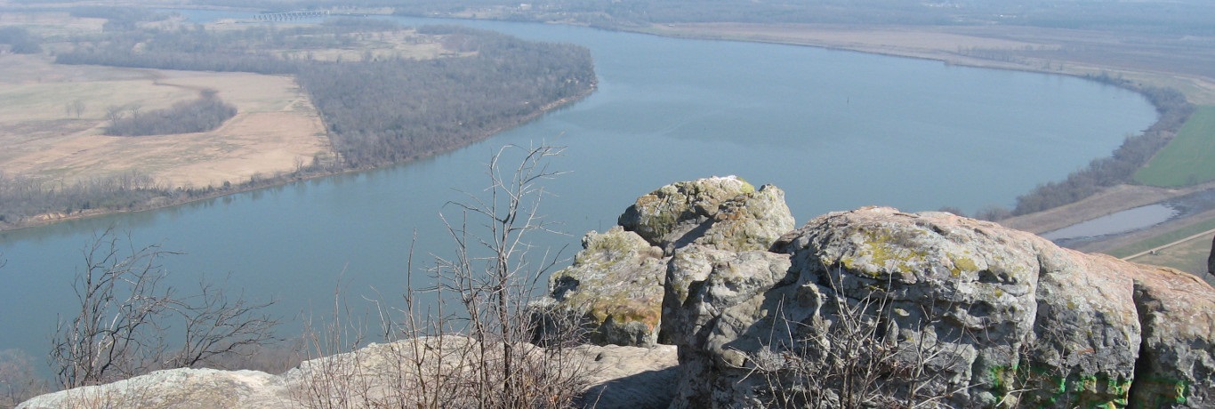 First slide Arkansas River Valley and Ouachita Mountains, petit-jean  