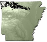 Northern Arkansas, Ozark Plateaus; Oklahoma, southern Missouri